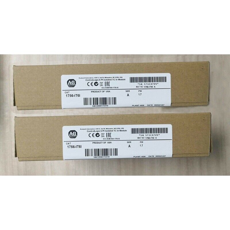 Allen-Bradley 1756-IT6I ControlLogix Module boxes, product of USA