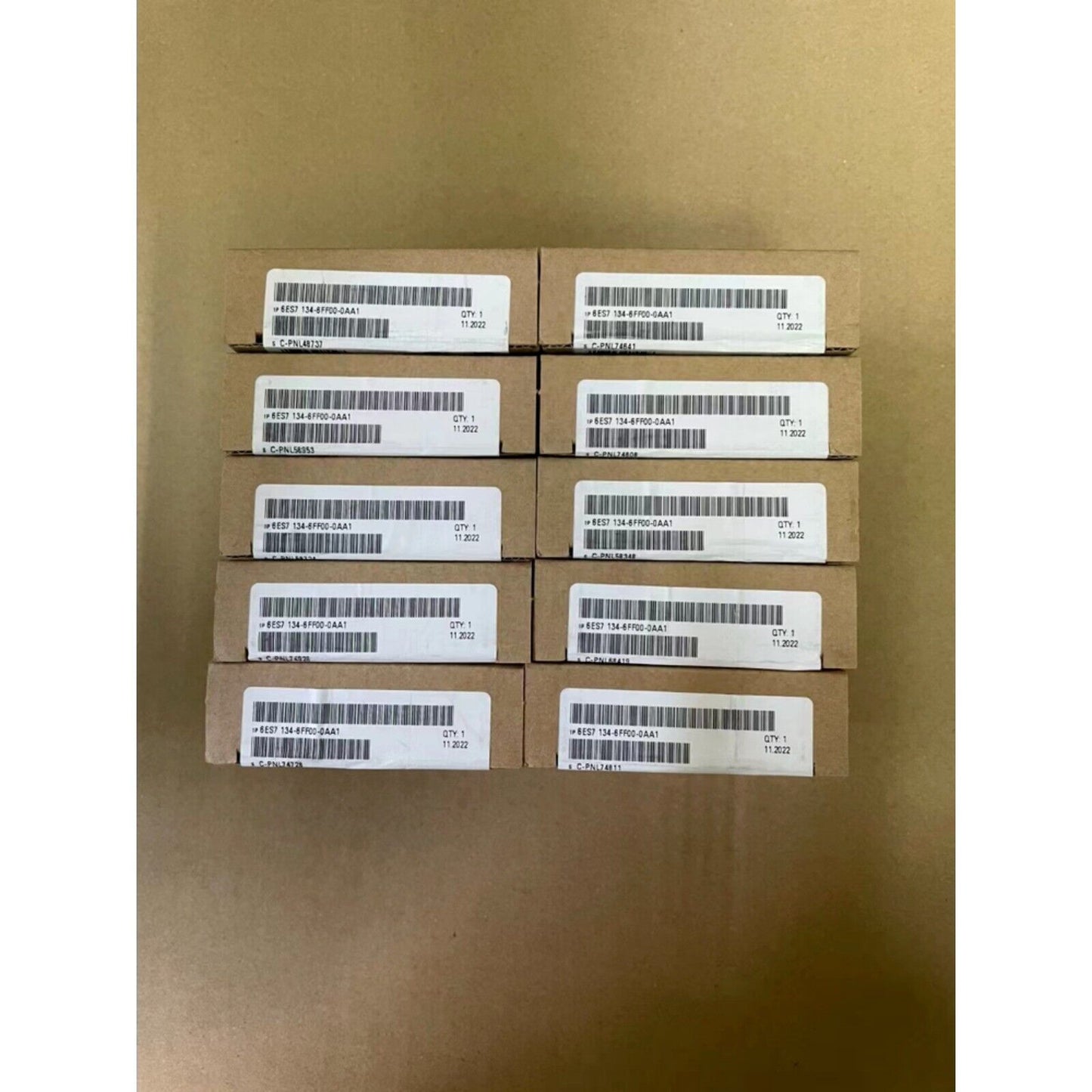 Siemens ET 200SP 6ES7134-6FF00-0AA1 Analog Input Modules, industrial automation parts, boxes, QTY 1, Nov 