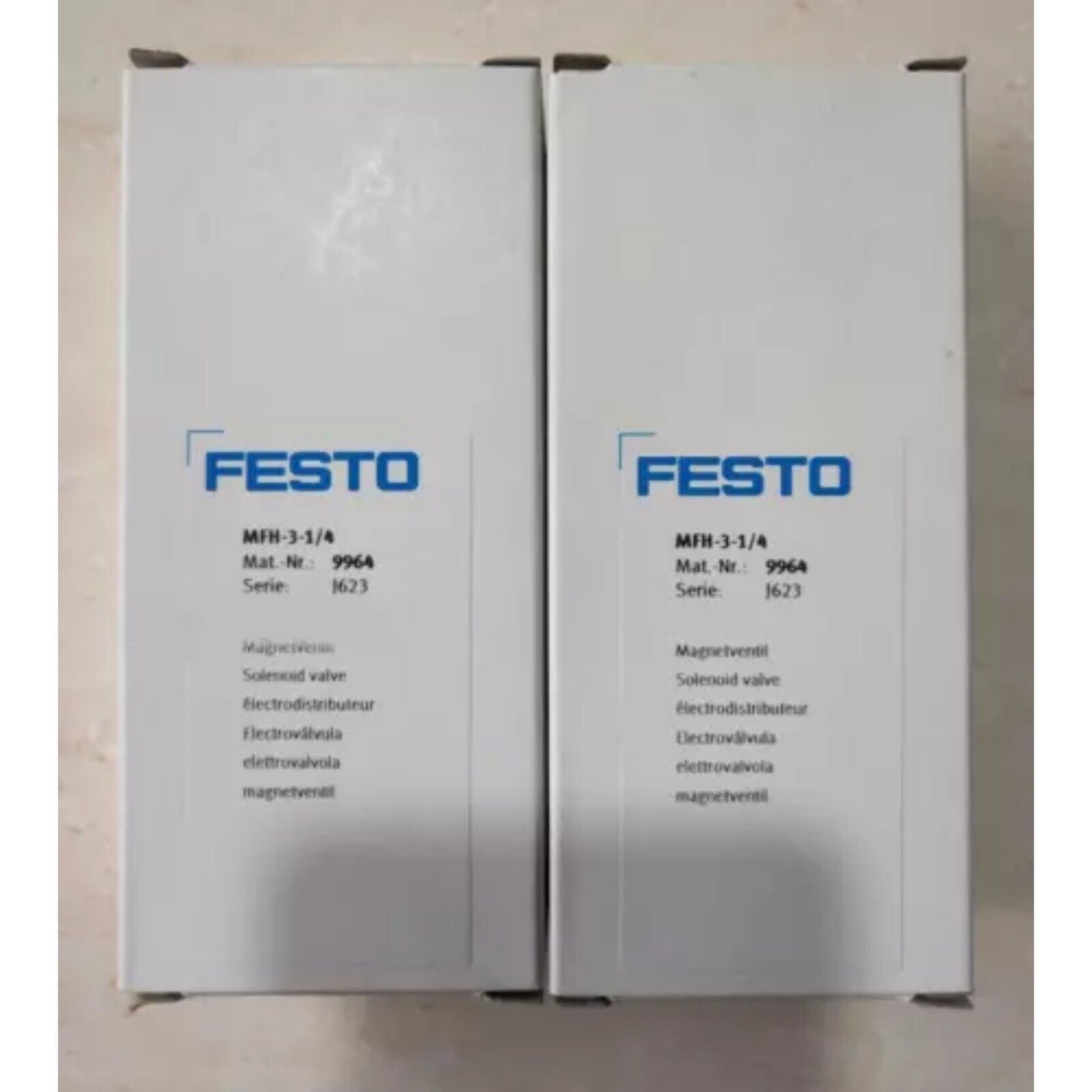 FESTO MFH-3-1/4 Solenoid Valve boxes, industrial automation parts