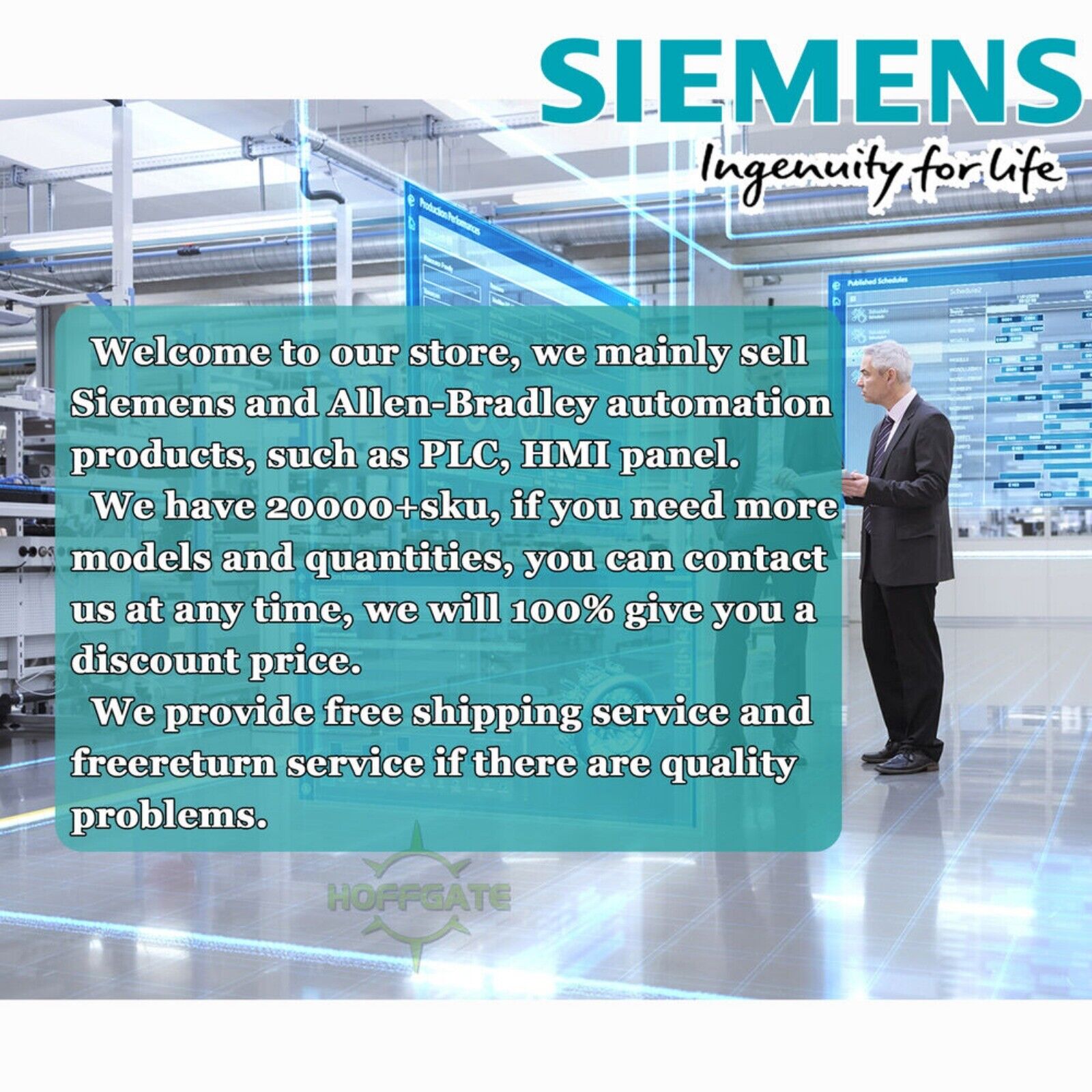 Siemens automation store: PLC, HMI panels, 20000+ SKU, free shipping and return.