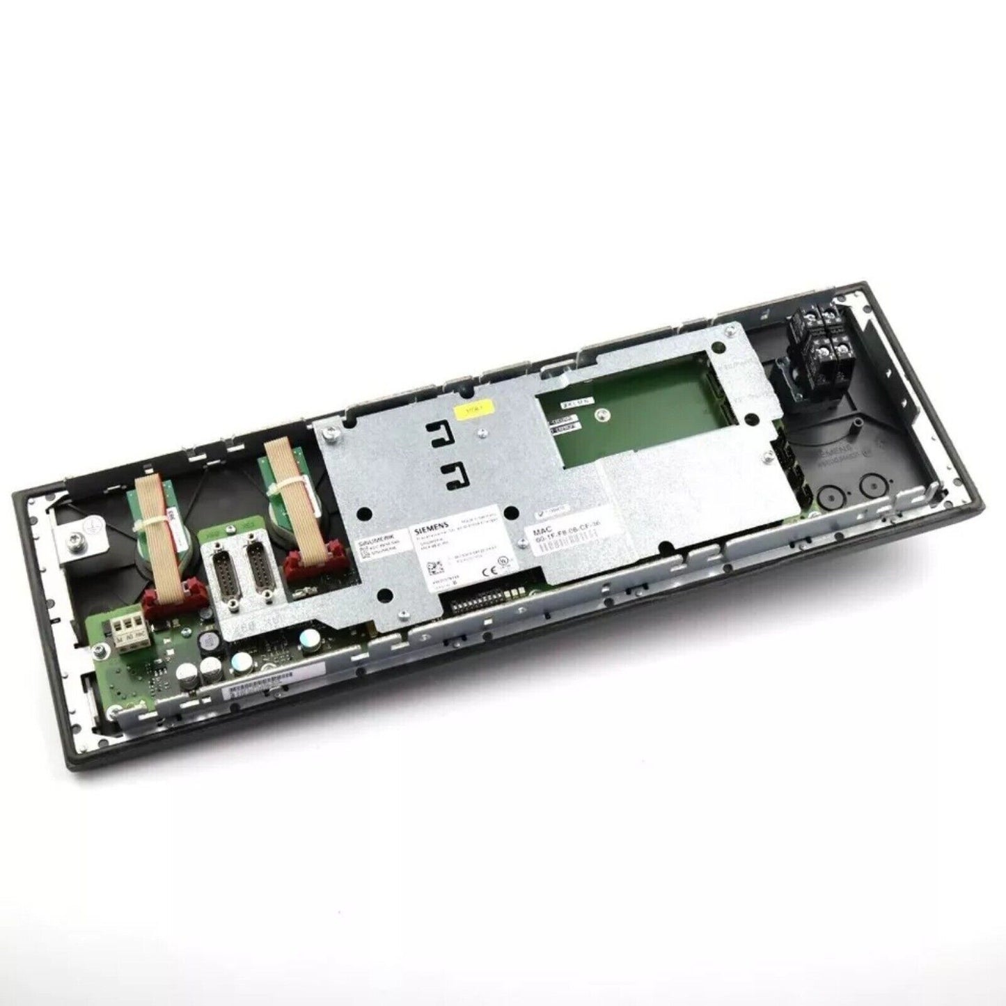 Siemens SINAMICS S120 CNC module, electronic components, with labels and connectors.