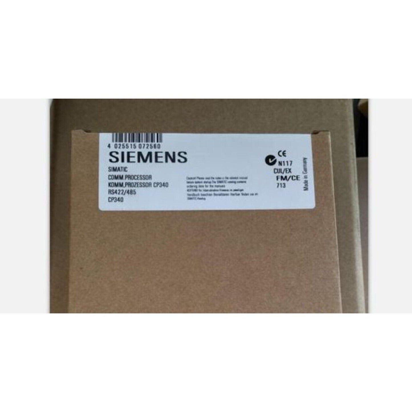 Siemens SIMATIC S7-300 CP 340 PLC Communication Processor, RS422/485 interface