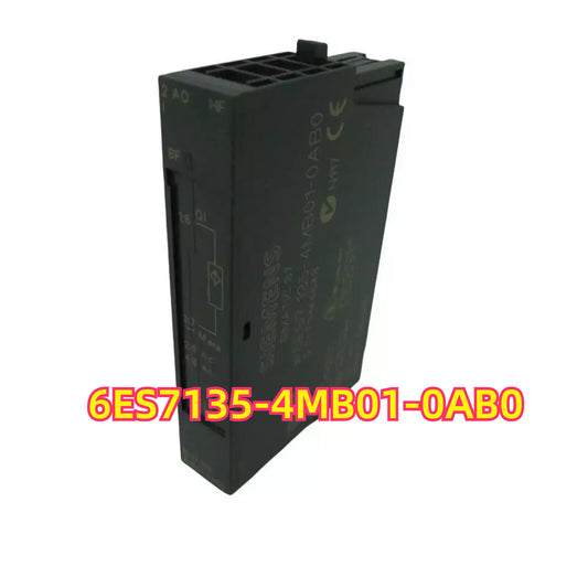 Siemens 6ES7135-4MB01-0AB0 DP Electronics Module ET 200S, Black industrial automation equipment