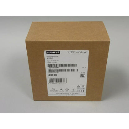 Siemens SITOP modular buffer module 6EP1961-3BA01 in packaging. Industrial automation part.