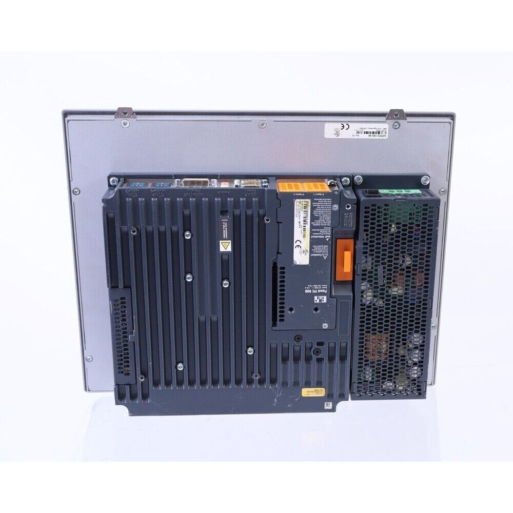 B&R 5AP923.1505-00 industrial automation HMI panel, rear view, metal frame, internal components visible.