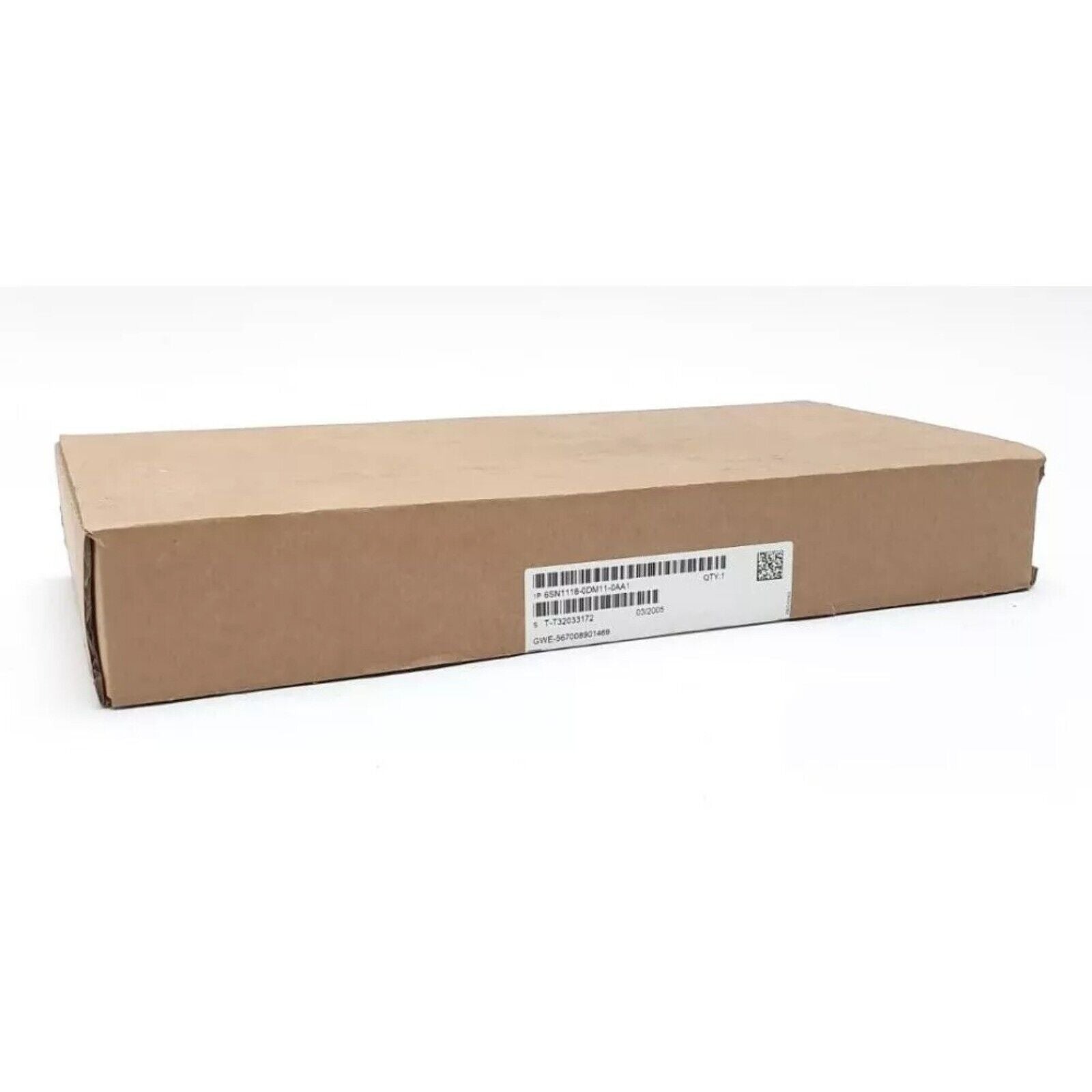 Siemens SIMODRIVE 611-D plug-in module in packaging, industrial automation component, product in a box.