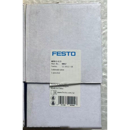 Festo MFH-3-1/2 9857 Solenoid valve in box, pneumatic automation part, Made in China