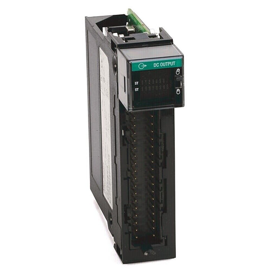 Allen-Bradley 1756-OB16I SER A ControlLogix 16 Point D/O Module, DC Output with indicators.