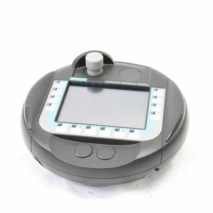 Siemens Simatic Mobile Panel 177DP, black and gray handheld device with a screen and buttons.