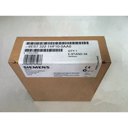 Siemens SIMATIC S7-300 Digital Output Module box, 6ES7322-1HF10-0AA0, industrial automation part.