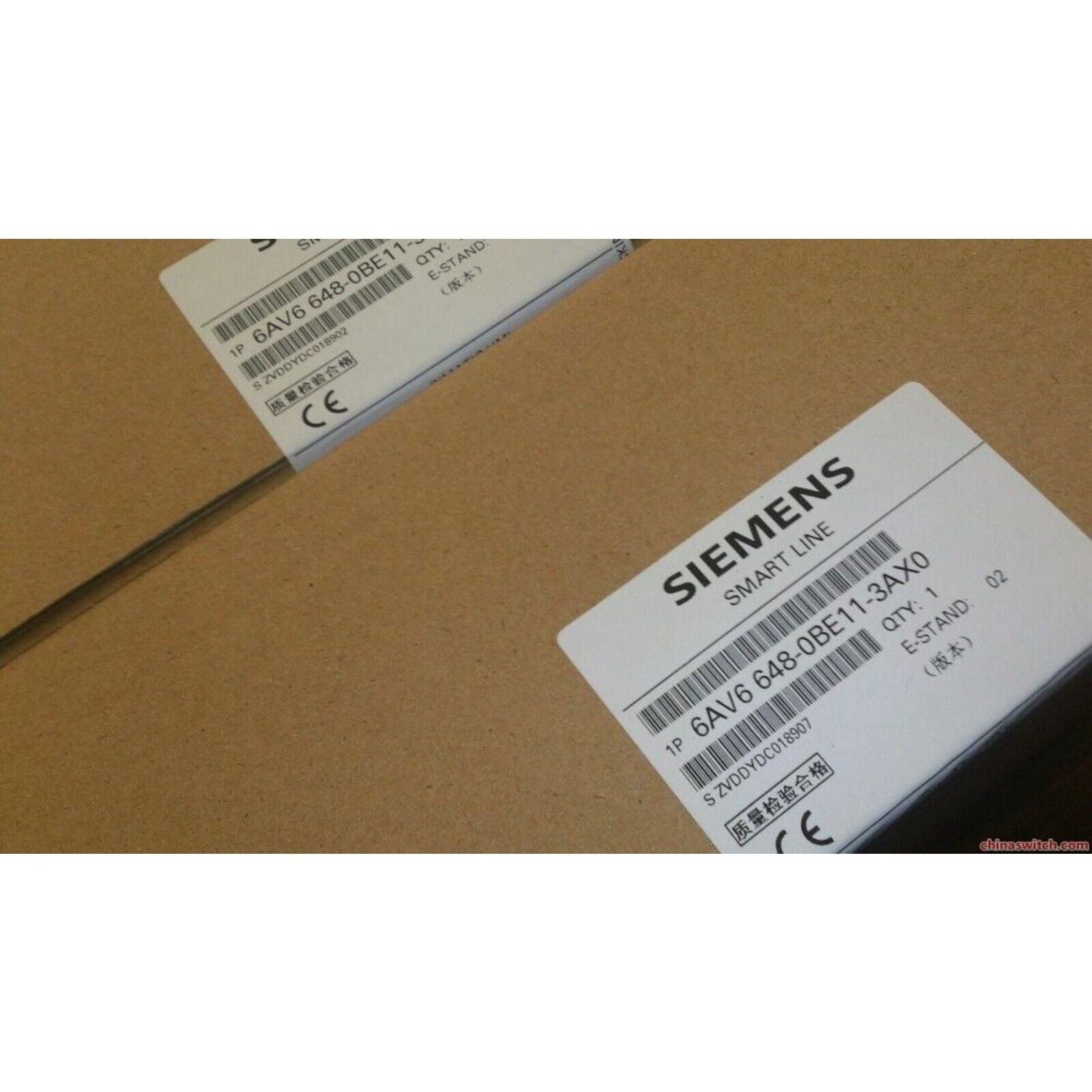 Siemens SIMATIC HMI SMART LINE 6AV6648-0BE11-3AX0 PLC Panel with Labels