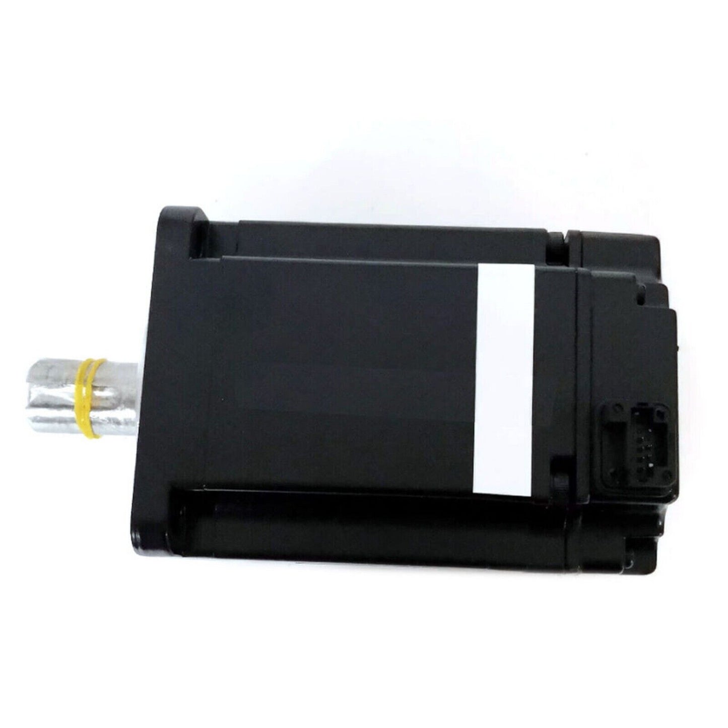 Yaskawa SGMAV-08ADK-HA21 Servo Motor, black housing with white label, industrial automation component