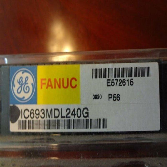 FANUC IC693MDL240G PLC Input Module Label, E572615, P56, in Box, Fast Shipping