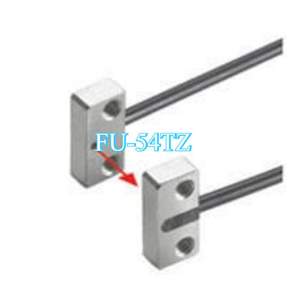 Keyence FU-54TZ fiber amplifier sensor. Silver housing with the FU-54TZ model number.
