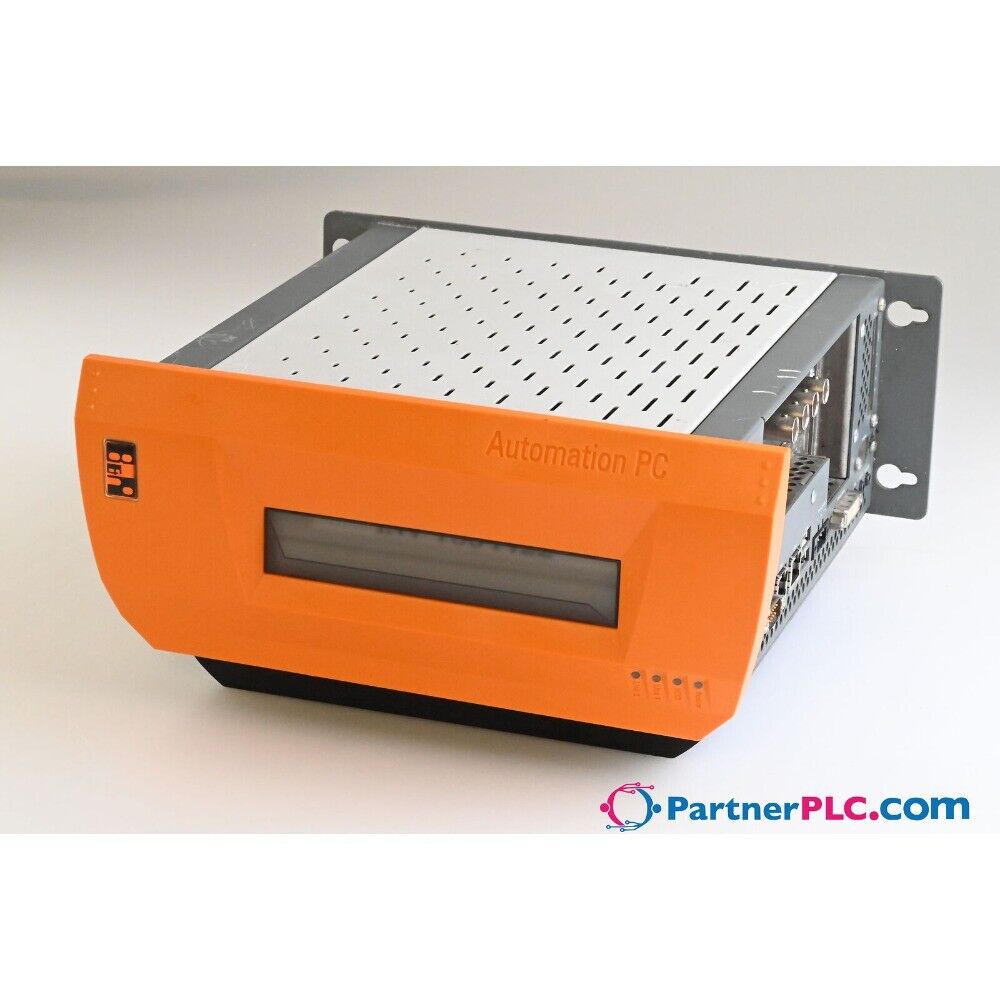 B&R Automation PC 5PC600.SX02-01, orange front panel, used industrial automation equipment
