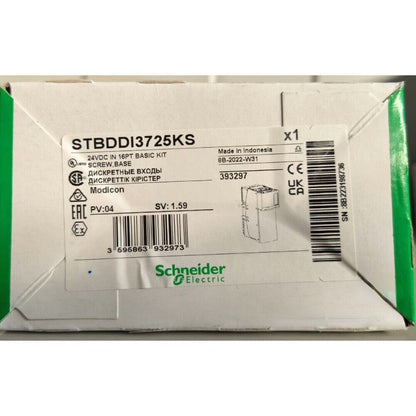 Schneider Electric STBDDI3725KS PLC Module, 24VDC 16PT Basic Kit