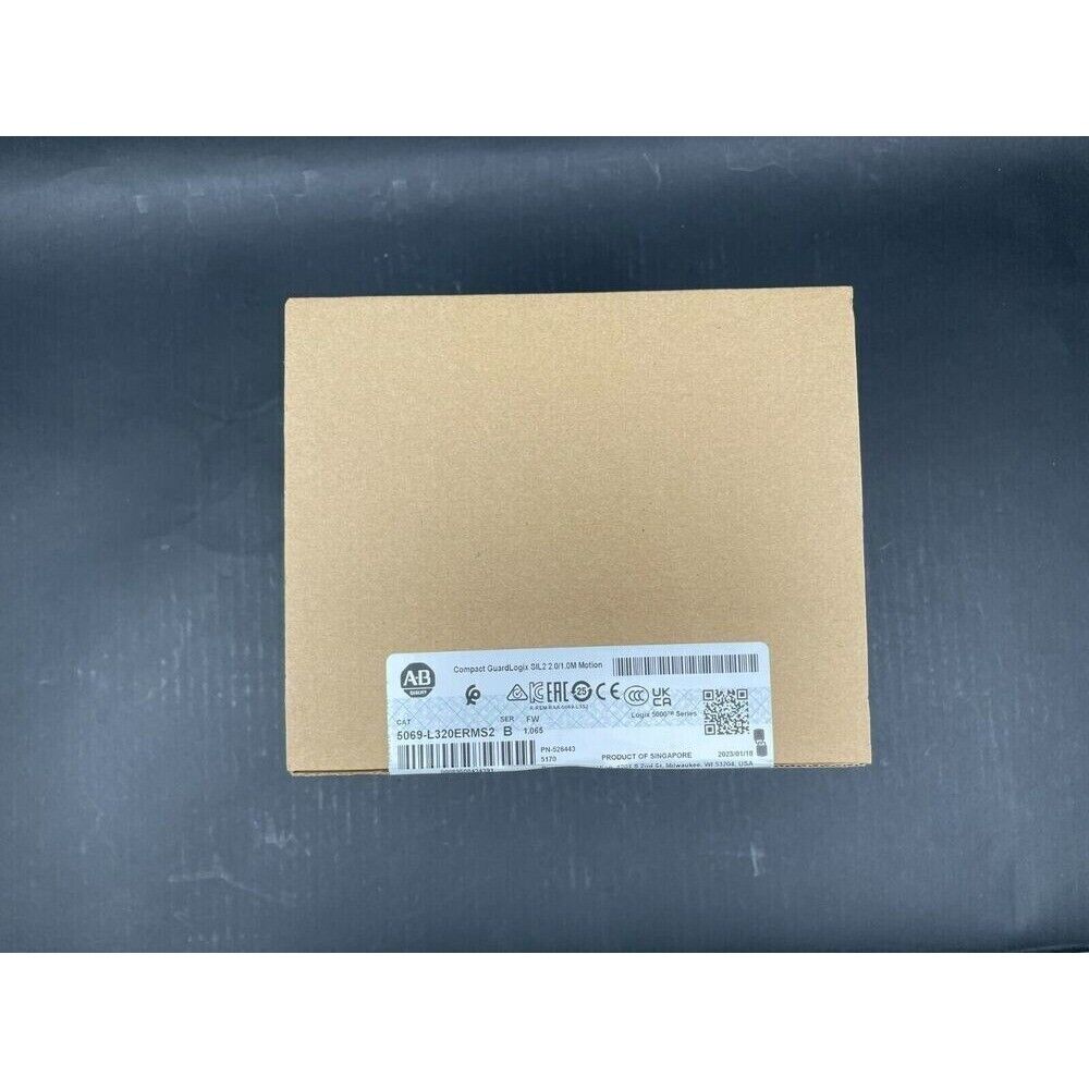 Allen-Bradley 5069-L320ERMS2 Compact GuardLogix 5380 Controller Box, SIL2 Safety, EtherNet/IP