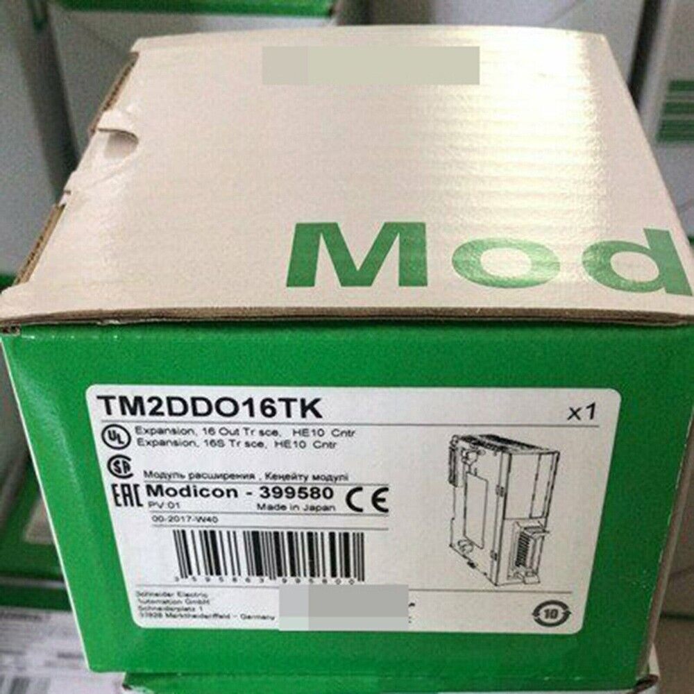 Schneider Electric TM2DDO16TK PLC Expansion Output Module, Green Box