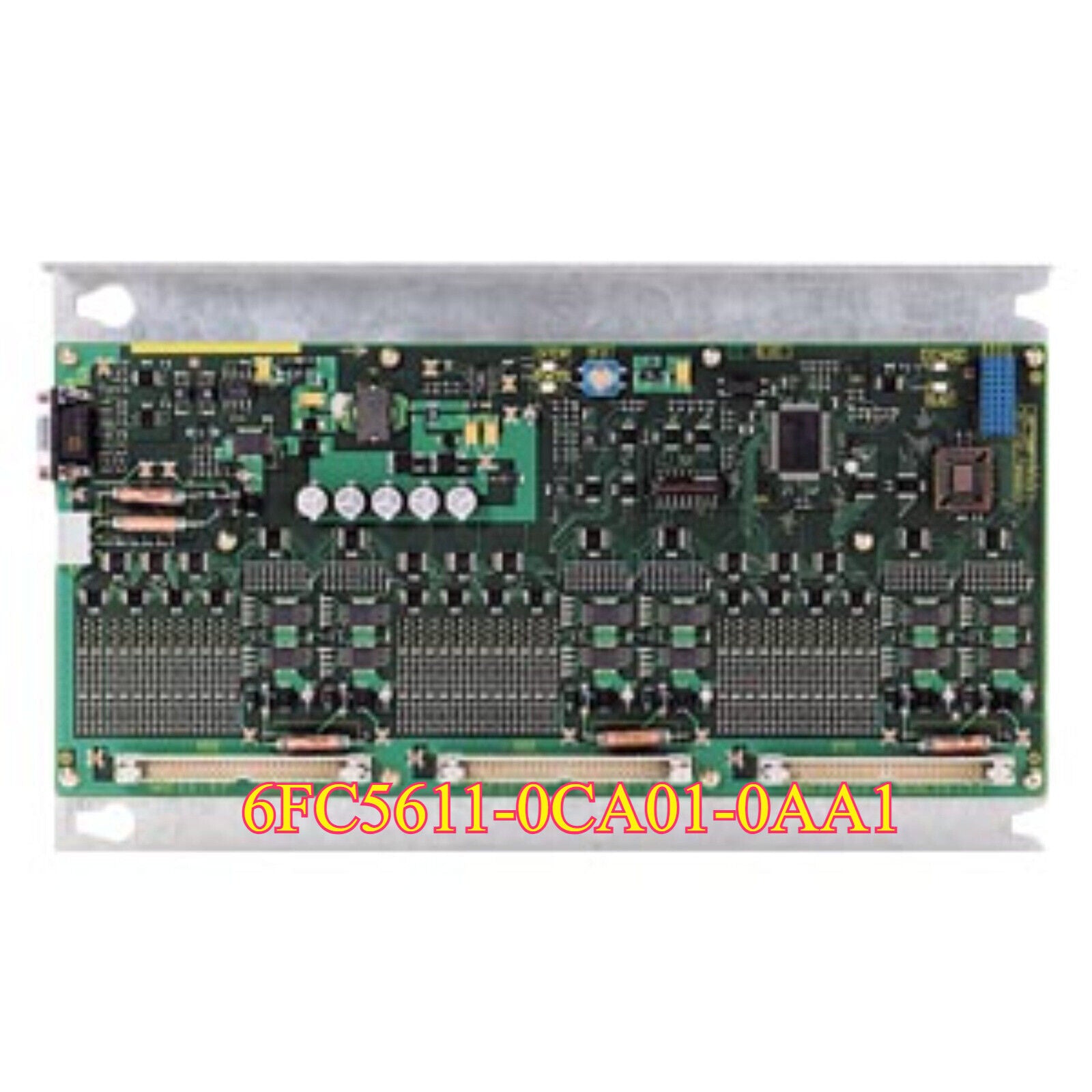 Siemens 6FC5611-0CA01-0AA1 PLC Module. Digital input and output module for industrial automation.