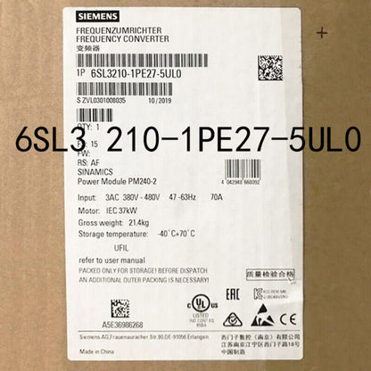 SINAMICS G120P | Siemens | 6SL3210-1PE27-5UL0 6SL3210-1PE27-5UL0 SINAMICS G120 POWER MODULE