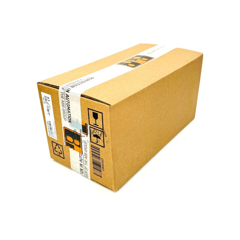 B&R X20CP3586 PLC in shipping box. Industrial automation equipment.  The ABB Group