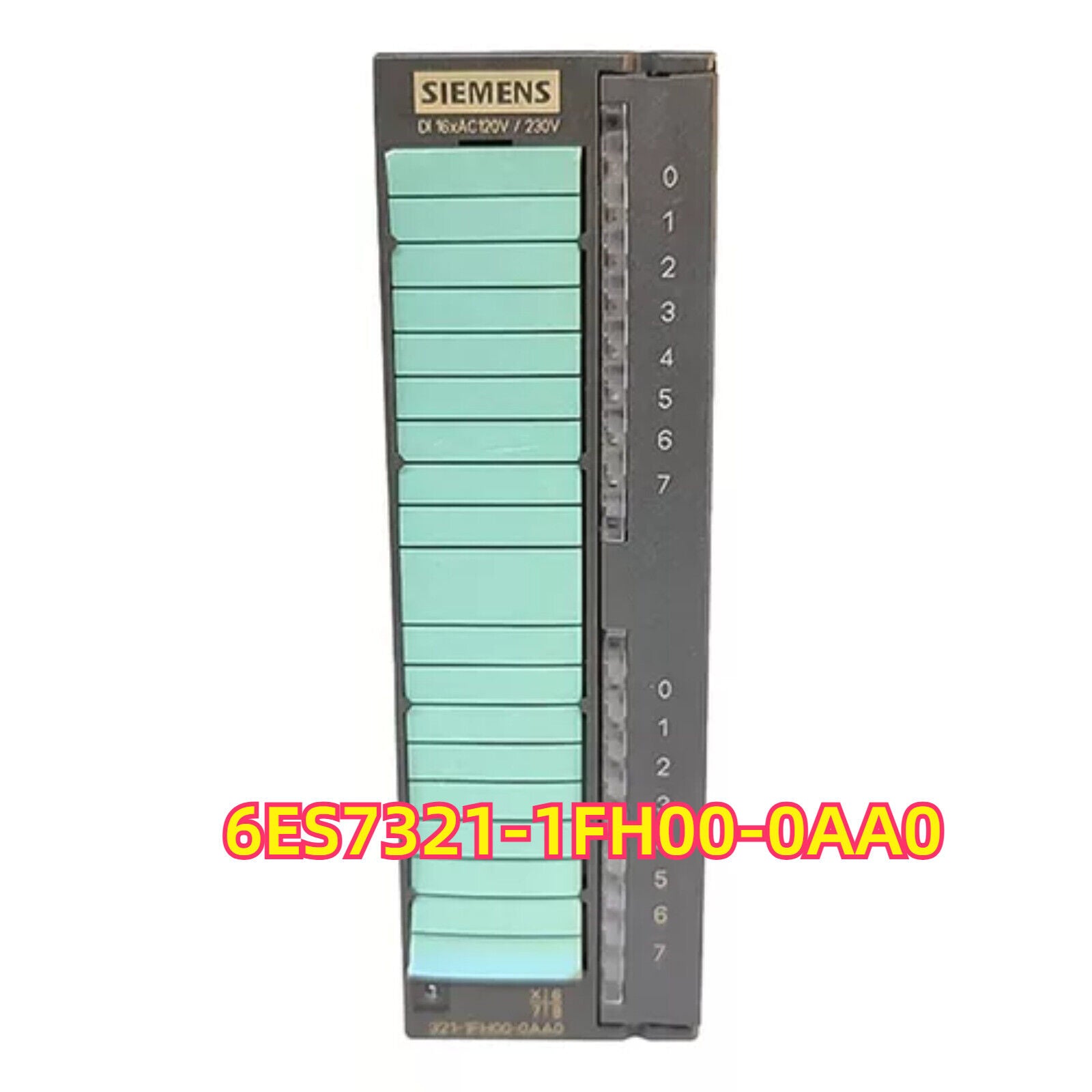 Siemens SIMATIC S7-300 digital input module 6ES7321-1FH00-0AA0, 16 channel, 24V DC, industrial automation part