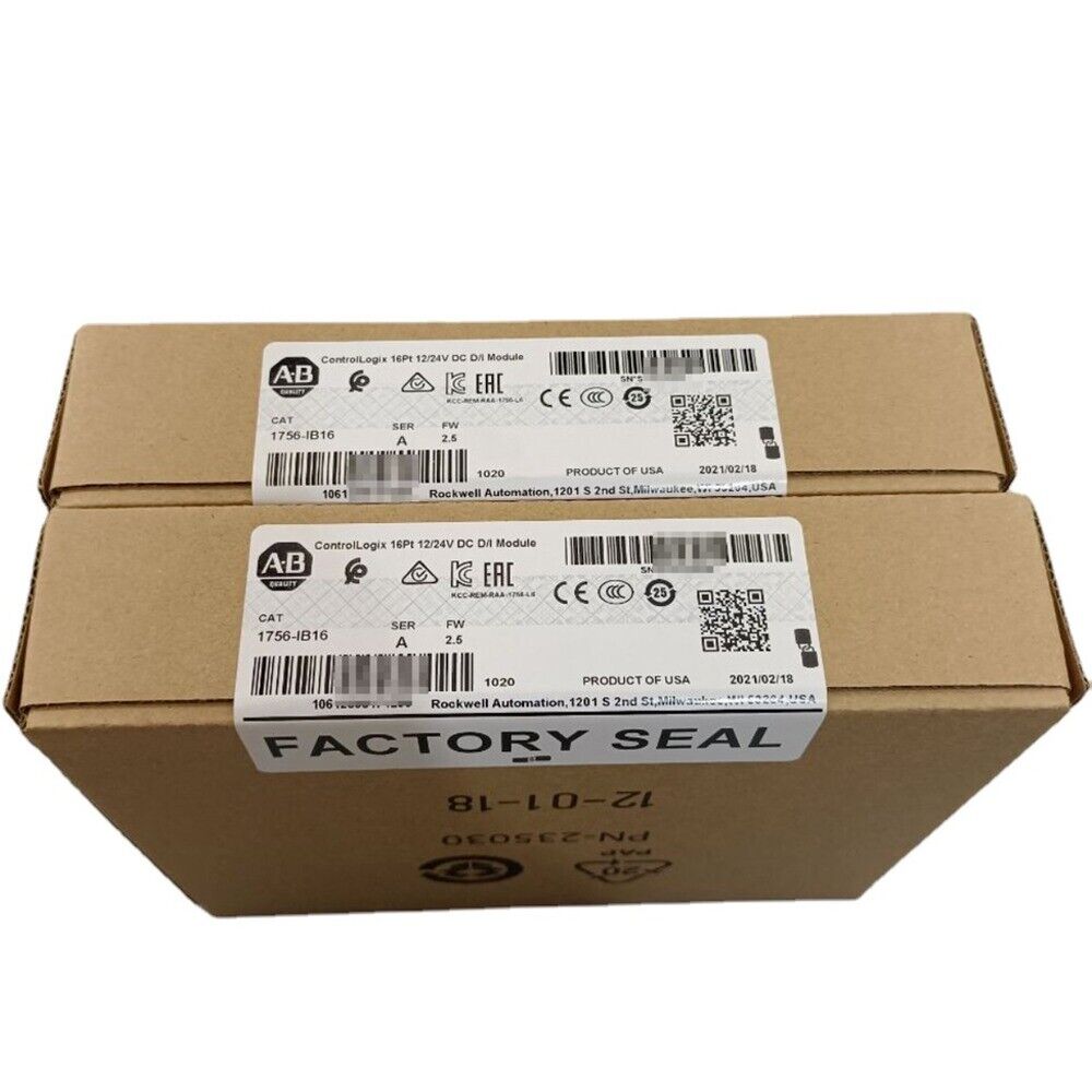Allen-Bradley 1756-IB16 ControlLogix Input Module in Factory Sealed Box