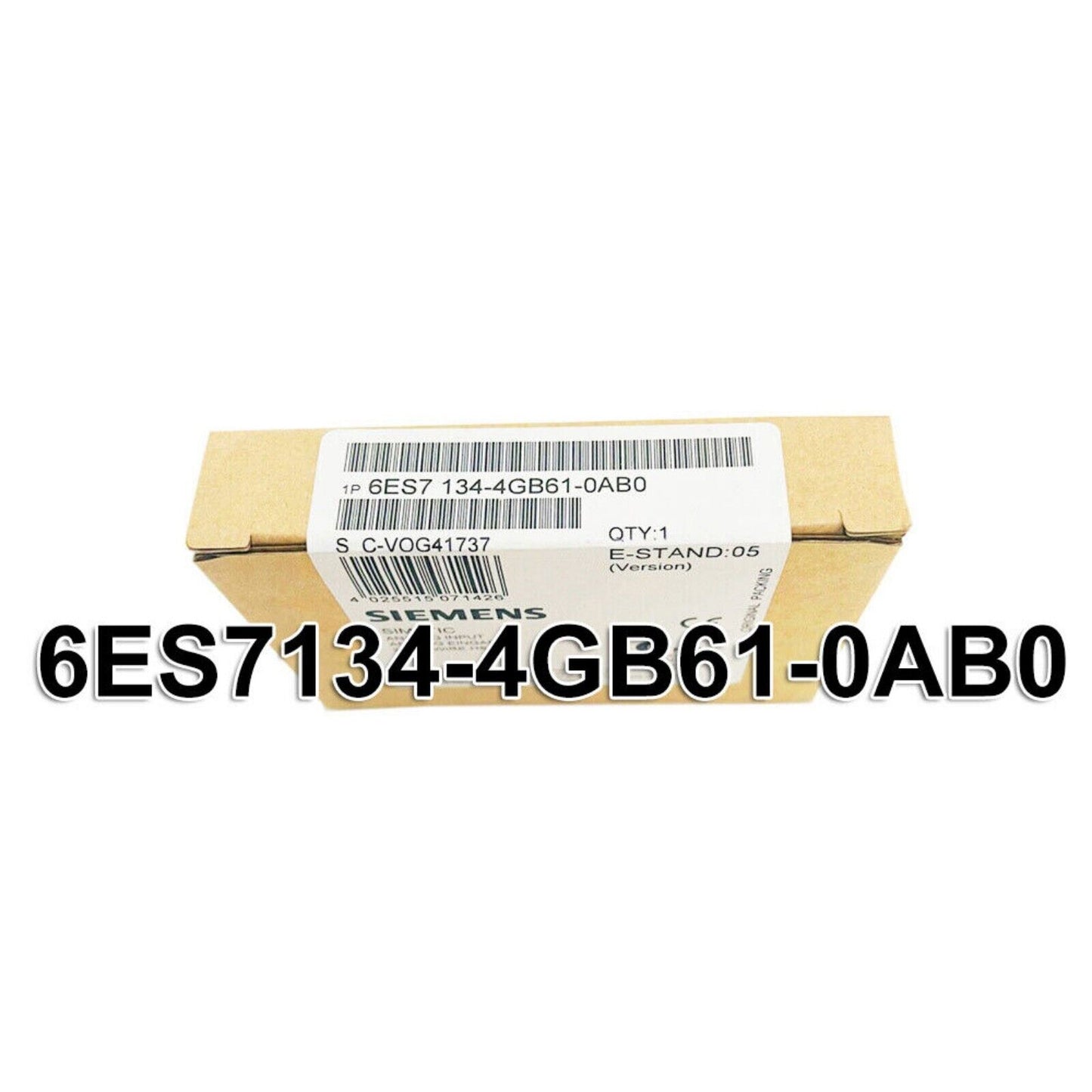 Siemens 6ES7134-4GB61-0AB0 DP Electronics Module ET 200S, industrial automation part, new.