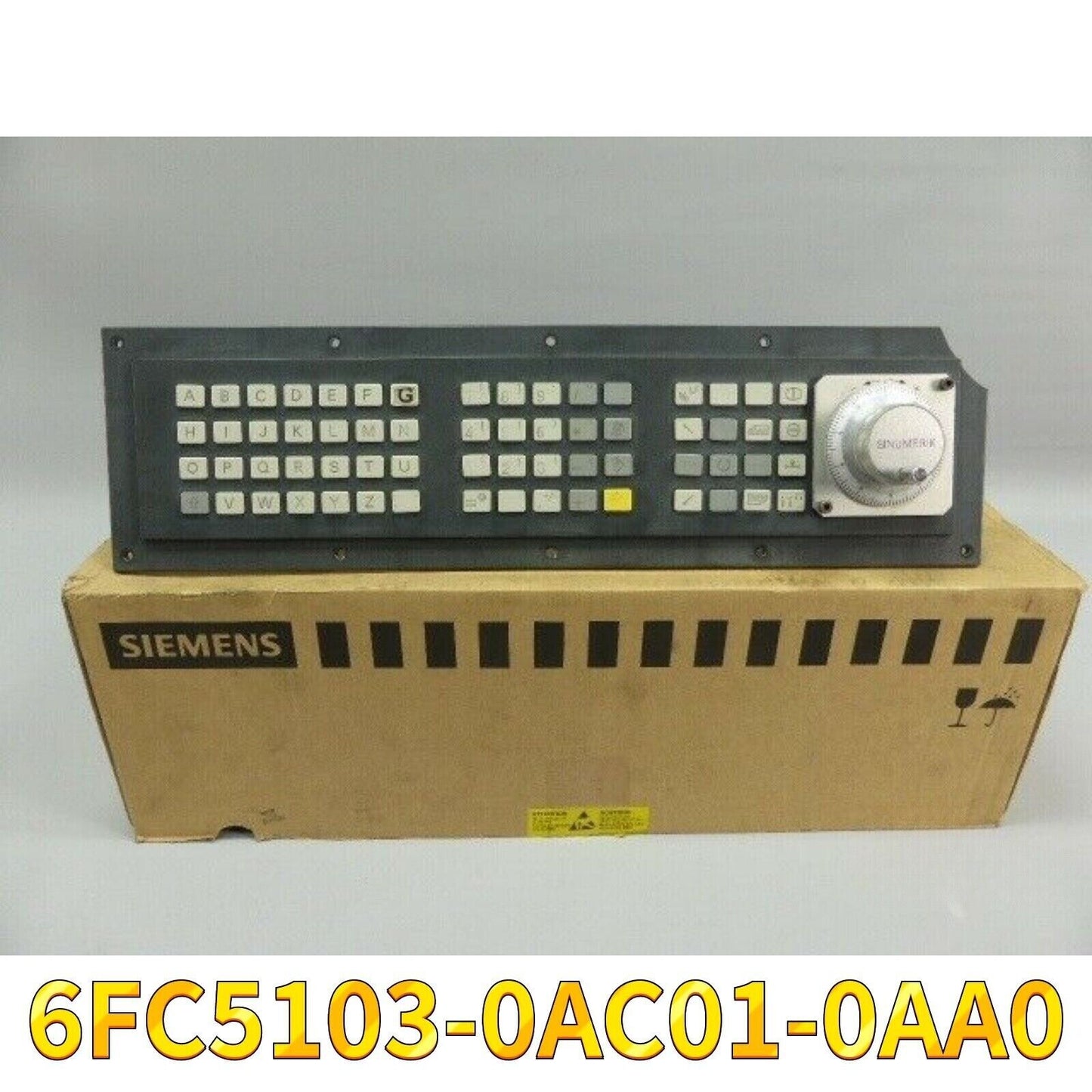 Siemens 6FC5103-0AC01-0AA0 CNC keyboard, dark gray, SINUMERIK, PLC automation part