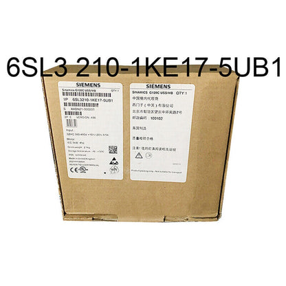 Siemens SINAMICS G120C PLC module 6SL3210-1KE17-5UB1, industrial automation part, PLC module for sale.