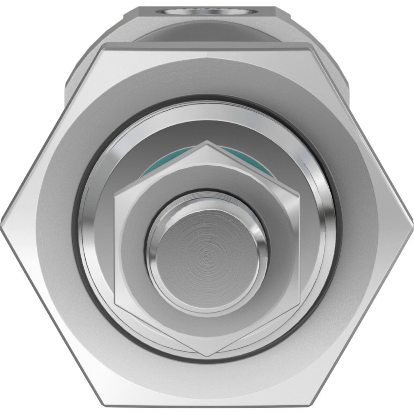 Festo DSNU-25-15-P-A ISO standard pneumatic cylinder. Industrial automation component, silver metal.
