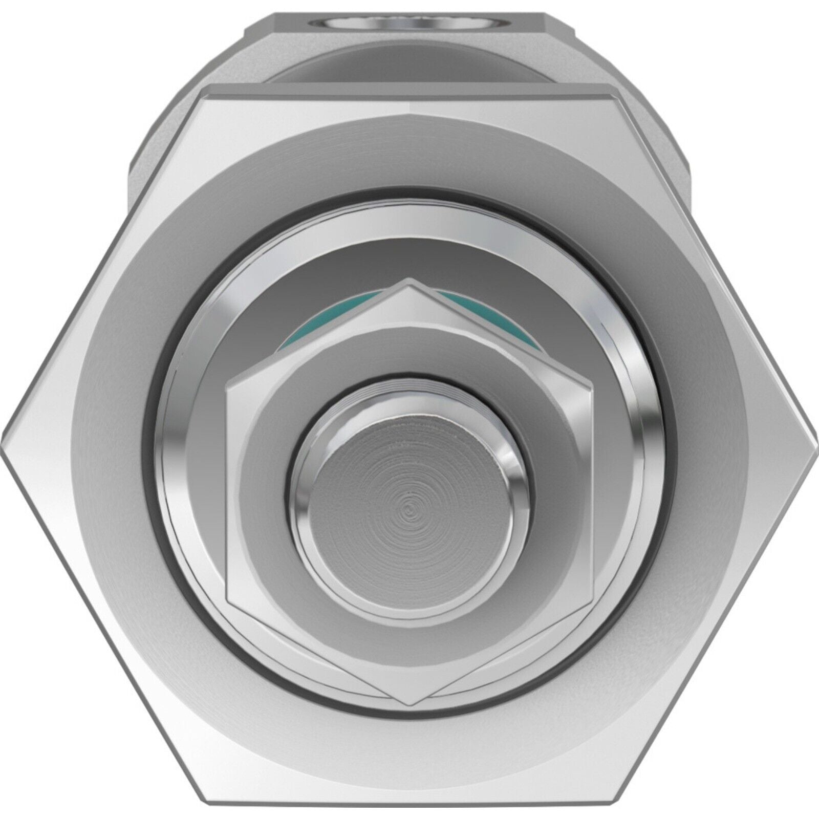 Festo DSNU-25-15-P-A ISO standard pneumatic cylinder. Industrial automation component, silver metal.