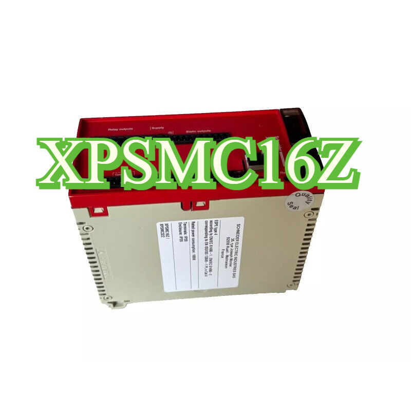 Schneider XPSMC16Z Preventa safety controller, SIL3/PLe, red and beige enclosure