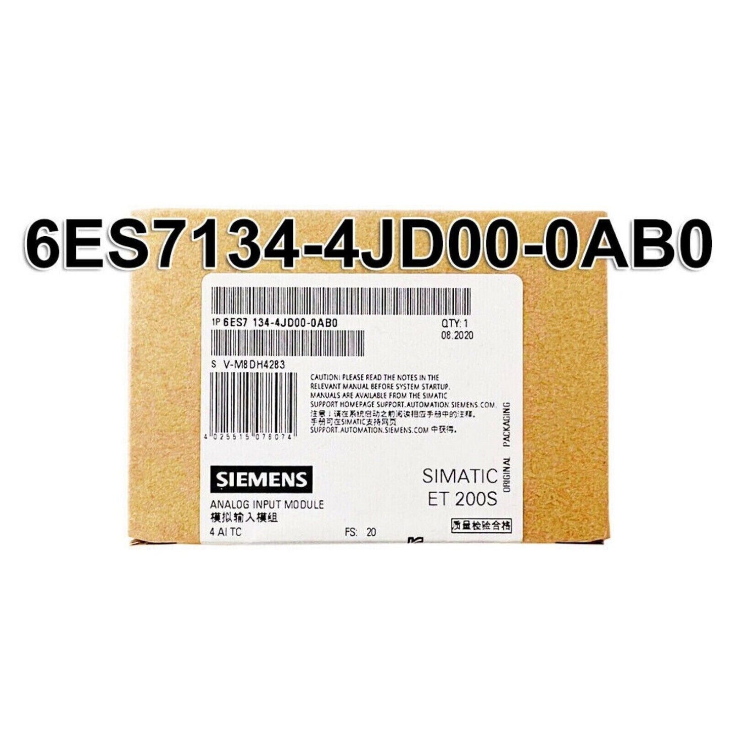Industrial Communication | Siemens | 6ES7134-4JD00-0AB0 6ES7134-4JD00-0AB0 DP Electronics Module ET 200S