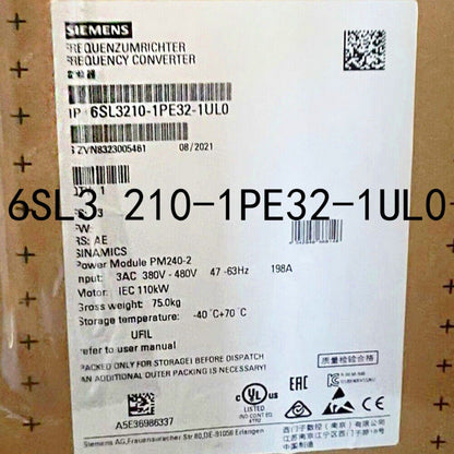 PLC | Siemens | 6SL3 210-1PE32-1UL0 6SL3210-1PE32-1UL0 SINAMICS G120 POWER MODULE