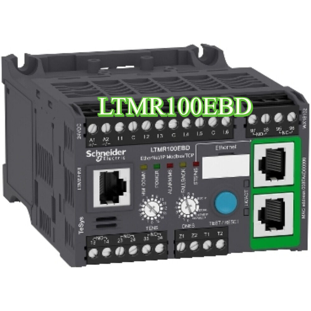 Schneider LTMR100EBD Sensor, Ethernet enabled with multiple connection ports.