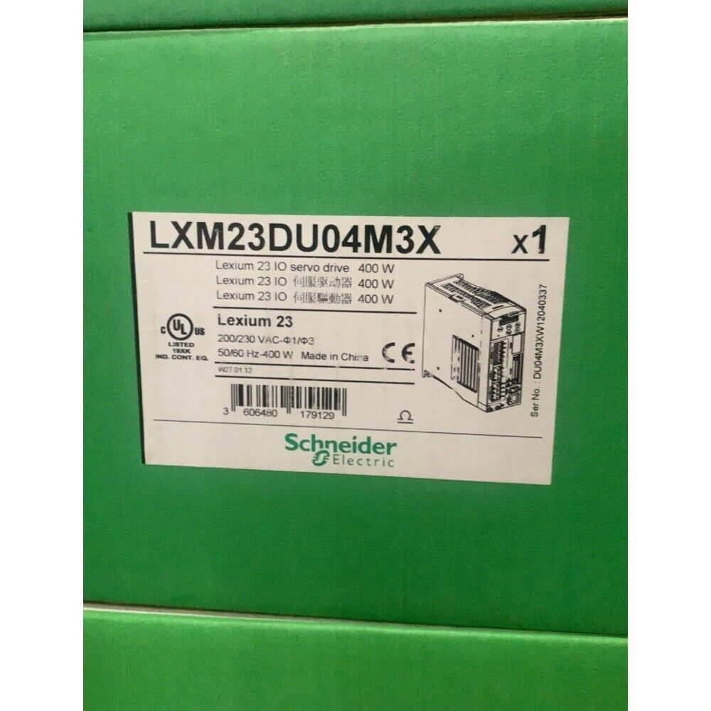 Schneider Electric LXM23DU04M3X Servo Drive, Industrial Automation Part