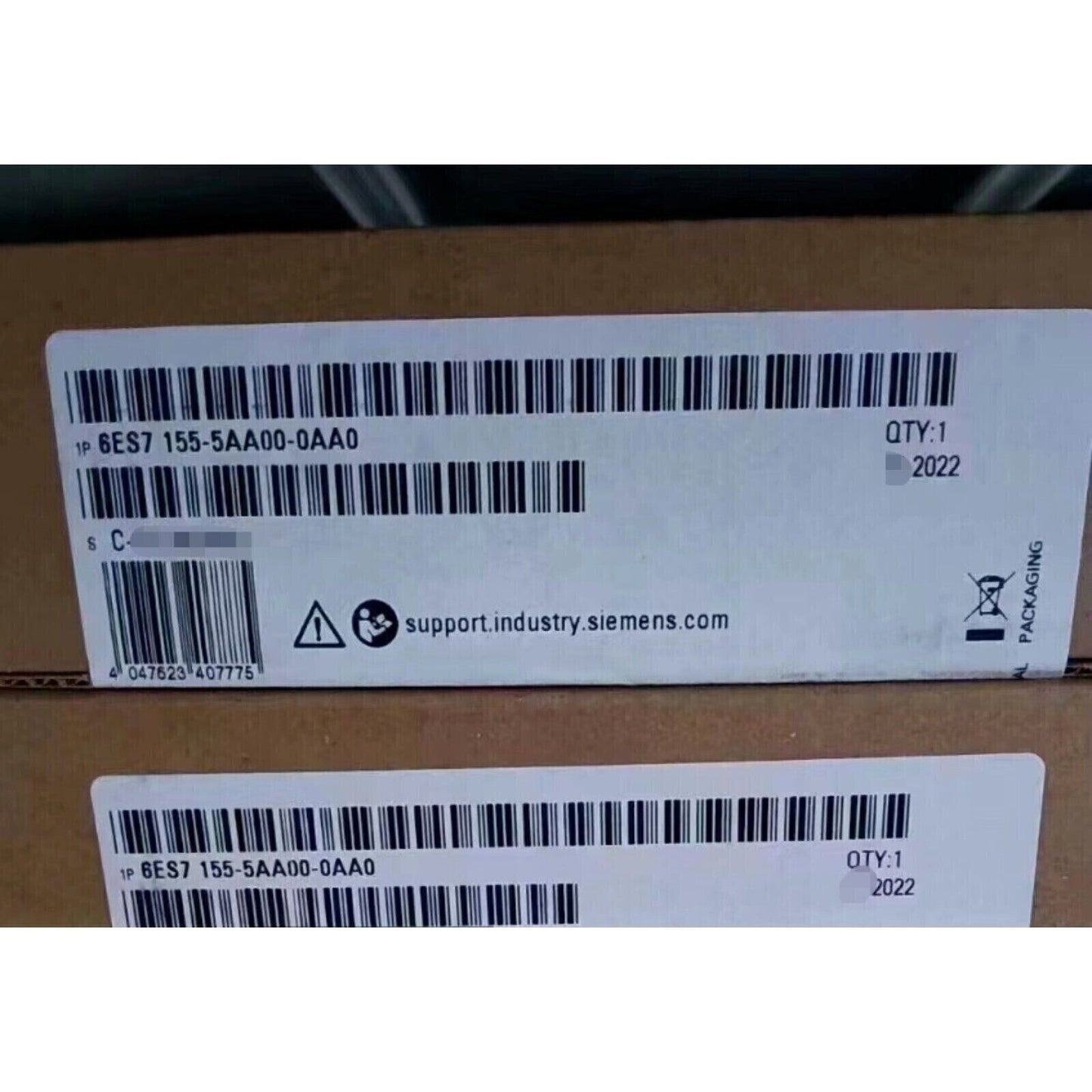 Siemens 6ES7 155-5AA00-0AA0 I/O Module Packaging, Industrial Automation Part,  QTY 1