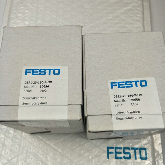 FESTO DSRL-25-180-P-FW Actuator Boxes, New Industrial Automation Parts