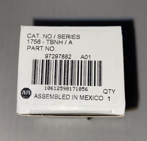 NEW AB 1756-TBNH SER A ControlLogix Terminal Block 1756TBNH NEW