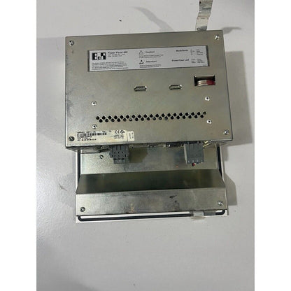 B&R Power Panel 400, 4PP451.0571-75. Industrial automation panel PC with various connectors and labels, tested with warranty.