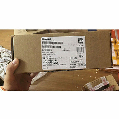 Siemens SINAMICS CU240E-2 PN-F drive box, 6SL3244-0BB13-1FA0, with labels and product information.