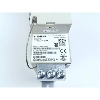 Siemens SINAMICS S120 LT-MODUL INT. 2X25A Drive Controller 6SN1123-1AB00-0BA2, Industrial Automation Part