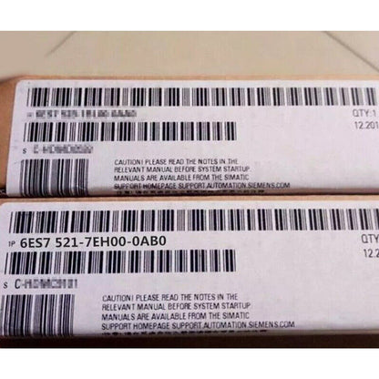 Siemens S7-1500 Digital Input Module Box Label 6ES7 521-7EH00-0AB0