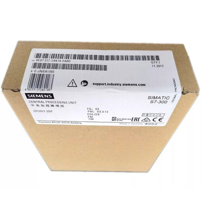 Siemens SIMATIC S7-300 CPU 317-2DP in original packaging, PLC module.