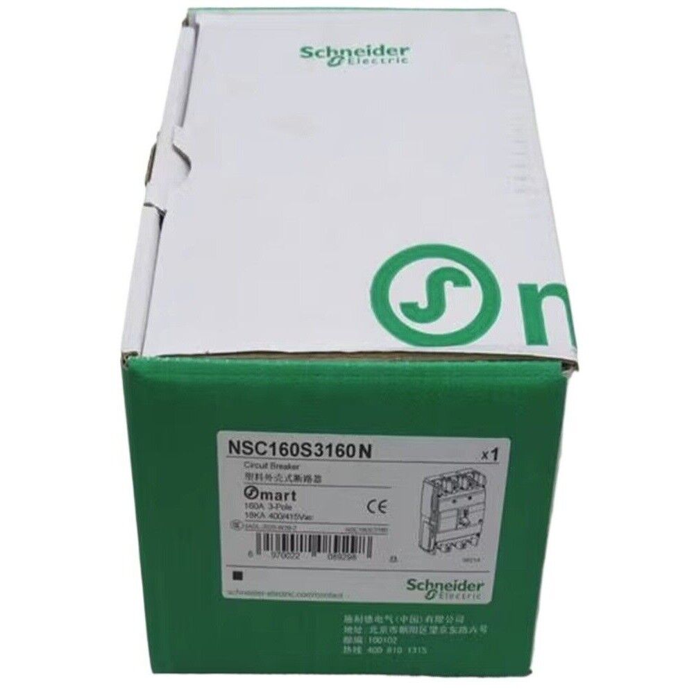 Schneider Electric NSC160S3160N Molded Case Circuit Breaker in box, 160A 3-Pole