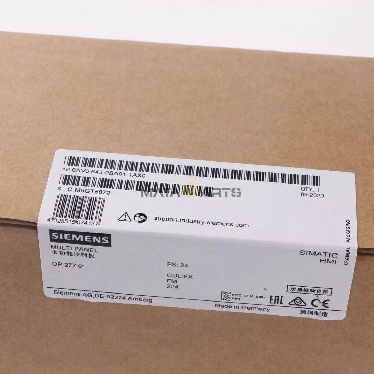 HMI Device | Siemens | 6AV6643-0BA01-1AX0 SMART PLC Module 6AV6643-0BA01-1AX0