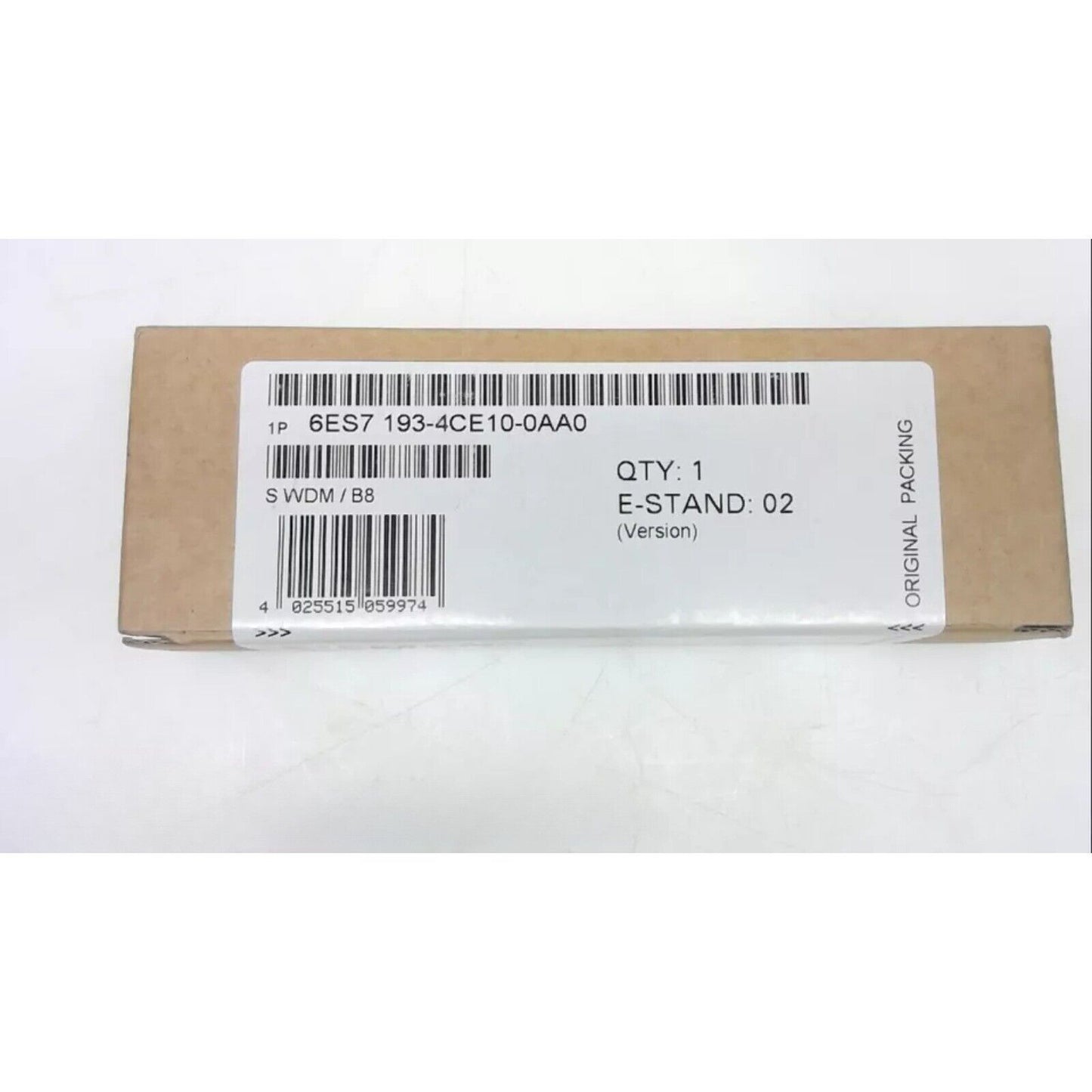 Siemens SIMATIC DP Terminal Module 6ES7193-4CE10-0AA0, original packing, quantity 1