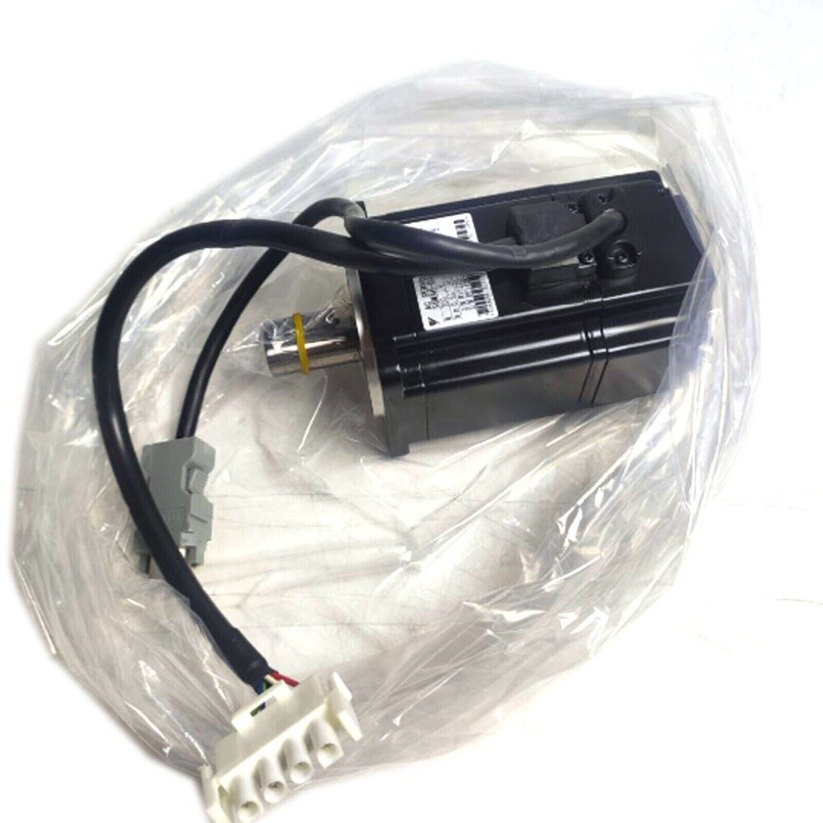 New YASKAWA SGMAH-02AAA21 servo motor in plastic wrapping, industrial automation part.