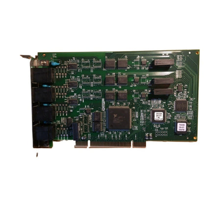 National Instruments PXI-8432/4 PXI Serial Interface Module, circuit board with electronic components and RS232 interface.